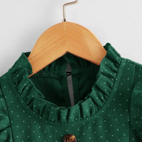 Toddler girl polka dot dress - Picture 2 of 4